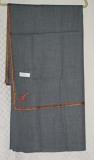 Traditional Style Wool Blend Gray Shawl Wrap #1452